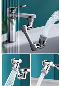 Resim Mutfak Banyo Musluk Başlığı 180 Derece Dönebilen Fonksiyonel Evrense 