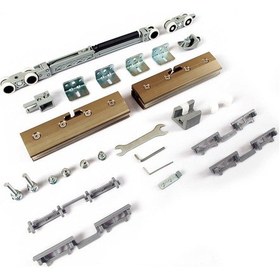 Resim Albatur 120 Kg Tek Yön Frenli Senkronize Sürme Cam Kapı Sistemi 