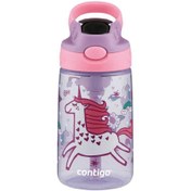 Resim teknotrust Contigo Kids Aubrey Çocuk Suluk 414 ml – Sızdırmaz, Kolay Temizlenebilir, Unicorn Desenli 