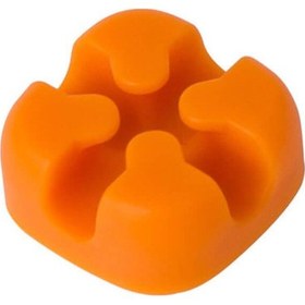 Resim Orico Çapraz Şekilli Silikon Masaüstü Kablo Düzenleyici 5'Li N11.236 