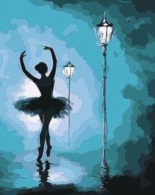 Resim Sayılarla Boyama Seti - Balerin - 80x100 