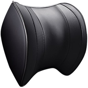 Resim Tenfowee Araç İçin Hafızalı Köpük Boyun Yastığı - Siyah, Yorgunluğu Azaltan Konforlu Baş Destek Yastığı 