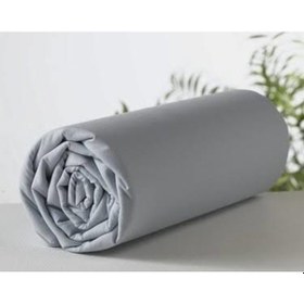 Resim Clasy Çift Kişilik %100 Pamuk Ranforce Lastikli Çarşaf Seti 160 X 200 Gri 