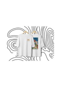 Resim Kökler Serisi No:9 T-shirt - Beyaz 