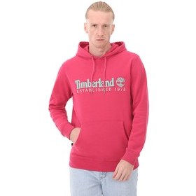 Resim Timberland Ls 50Th Anniversary Est. 1973 Hoodie Bb Erkek Sweatshirt Pembe 