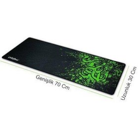 Resim Appa Razer 1 Desenli Oyuncu Mouse Pad 70X30 Cm Kaymaz Dikişli 