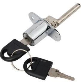 Resim Canex Merkezi Çekmece Kilidi, Çubuksuz, Gövde, Krom Kaplama, Ofis, Ev, Mobilya, Dolap, Etajer Güvenlik Kilidi, Yedek Anahtarlı (16 Mm) 