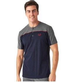 Resim Mod Collection Günlük Kısa Kol Erkek Pijama Takım 