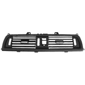 Resim Bmw 5 Serisi F10 F11 F18 64229166885 İçin Tam Siyah Merkezi Klima Havalandırma Izgarası Tertibatı Siyah 