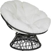 Resim Sandalye Minderi - Pamuklu Kumaş Peluş Kalın Yumuşak Doldurulmuş Zemin Koltuk Standart 80 cm Yuvarlak Sandalye Salıncak Sandalye Veranda Den College Yurt 