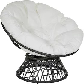 Resim Sandalye Minderi - Pamuklu Kumaş Peluş Kalın Yumuşak Doldurulmuş Zemin Koltuk Standart 80 cm Yuvarlak Sandalye Salıncak Sandalye Veranda Den College Yurt 