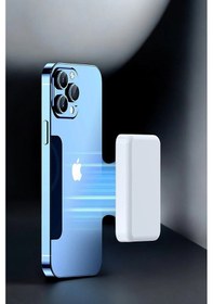 Resim Apple Uyumlu iOS Magsafe Kablosuz Şarj Hızlı Şarj Desteği Çok Renkli 