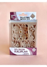 Resim Smarta Silikon Epoksi Ve Polimer Kil Kalıbı Antique Set 