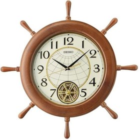 Resim Seiko Clock QXC242B Duvar Saati Kahverengi 