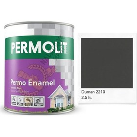 Resim Permolit Enamel Sentetik Yağlı Boya Duman Gri 2.5 Lt. 2.5 L 
