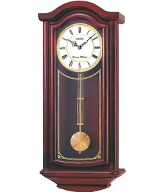 Resim Seiko Qxh118b Duvar Saati Kahverengi 