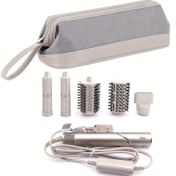 Resim Dyson Airwrap/Shark Flexstyle Complete Styler ve Ekleri için Dyson/Shark Saç Kurutma Makinesi için Seyahat Çantası Braid Paraben Free Unisex Yetişkin Seyahat Çantası, Hafif Gri, Baskısız 