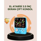 Resim Tv Bağlantılı Çift Oyunculu Şarjlı Retro Gamepad Seti 