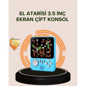 Resim Tv Bağlantılı Çift Oyunculu Şarjlı Retro Gamepad Seti 
