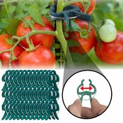 Resim 20/40/60 Adet Sağlam Plastik Bitki Destek Klipsleri - Bahçe Asma Bitkileri için Yeşil Kollu Halka Klipsler, Domates ve Salatalık Sarmalları ile Ekstra Destekler, Saplar ve Dalaklar için Ergonomik Tasarım, Sağlıklı Bitki Büyümesi için Dayanıklı Bahçe Araçları, Salatalık Dal Klipsleri | Yuvarlak Klip Tasarımı | Sağlam Bahçe Aletleri 