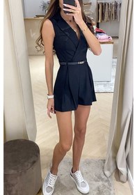 Resim Kadın Yazlık Şık Elbise Kemerli Haki 