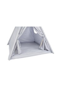 Resim Tommybaby Çocuk Kızılderili Oyun Çadırı Ahşap Direkli Geniş Oyun Çadırı Ve Minderli Ev & Bahçe Oyun Alanı Minderli 001 