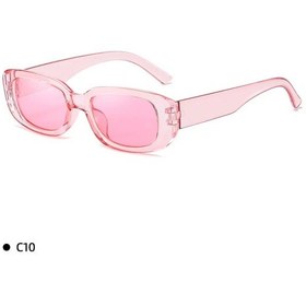 Resim Uyellow Moda Retro Kare Güneş Gözlüğü - Kadın Vintage Seyahat Parlama Önleyicipembe51gri Gri 