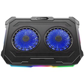 Resim Rampage Sirius S46 Işıklı Ve Fanlı Ayarlanabilir Laptop Soğutucu 125 x 125 x 15 CM 