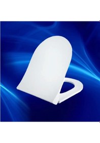 Resim Gala Slim Model Yavaş Kapanan Amortisörlü Klozet Kapağı Ultra İnce Tasarım Renkli 