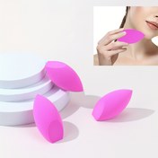 Resim Islak Ve Kuru Makyaj Süngeri, Günlük Makyaj Için 3 Adet Yumuşak Güzellik Blender Süngeri, Tüm Cilt Tipleri Için Uygun 