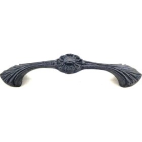 Resim Azrlya Antika Tarz Dekoratif Pirinç Göz Mobilya Kulbu - 21X127 Mm, Oksit 