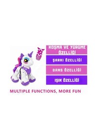 Resim Kumandalı Romantic Marry Sevimli Oyuncak Unicorn Robot Pembe 