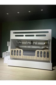 Resim SELES Yavrulu Ranza Genç Odası Çocuk Ranzası 