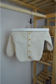 Resim Mariposa Bebe Mariposa Triko Ceket Enine Saç Örgü (0-6 AY) 