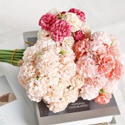 Resim 9 adet Suni Hortensia Buket, 30.0 cm, Kumaş, Sevgililer Günü, Paskalya, Anneler Günü, Mezuniyet, Ev Dekoru, Çeşitli Oda Tipleri, Masaüstü, Elektrik Yok, Pille Çalışmaz, Kap Yok 