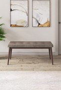 Resim Canisa Concept Arwen Serisi Bench Gürgen Tam İskelet Babyface Kumaş Ceviz Ayak 