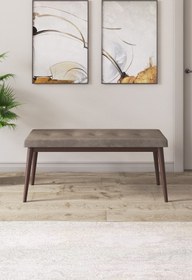 Resim Canisa Concept Arwen Serisi Bench Gürgen Tam İskelet Babyface Kumaş Ceviz Ayak 