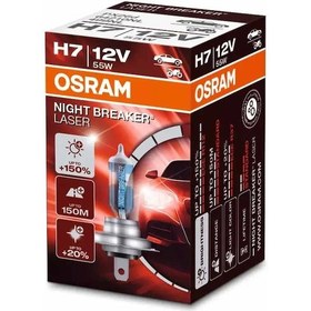 Resim Osram Far Ampulü Halogen H7 12v 55w Night Breaker 64210 Nl 