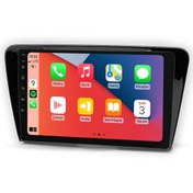 Resim cartech CRT 464 Serisi Skoda Super B 2015-2018 4-64GB QLED Ekran Android Multimedya Teyp 