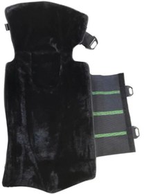 Resim Prosev Motosiklet Bacak Örtüsü Deri Model Polarlı Cırt Ayarlı Standart Motor Diz Soğuk Rüzgar Yağmur Koruma 