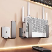 Resim No-Drill Duvara Monte Router Depolama Kutusu | TV Ağ Optik Kedi Set-Top Kutusu Rafı | Çok Fonksiyonlu Medya Cihazı Duvar Montajı | Apple TV/ROKU/Router ile Uyumlu, Karbon Çelik, Şarj Edilmemiş, Pil Gerektirmez, Ev Eğlence Kurulumu | Modern Duvar Montajı | Dayanıklı Yapı, Router Depolama Kutusu 