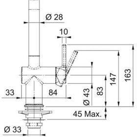 Resim Franke Active Plus Metalic Doccia Matt Black Siyah 