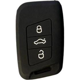 Resim Space Silikon Anahtar Kabı Passat - Siyah / Sypd54-1 