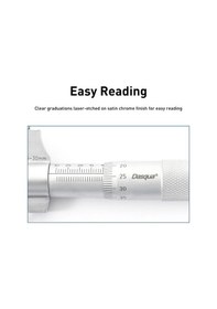 Resim Dasqua 5-100mm Mekanik İç Çap Mikrometre 0.01mm Karbür Ağızlı 4911-8125 