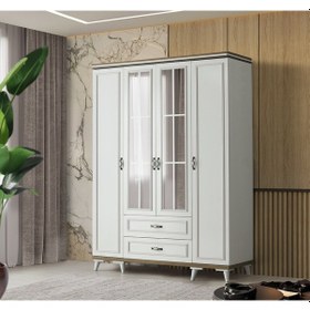Resim Çınar 4 Kapılı Dolap 