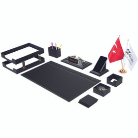 Resim Makroofis Chester Sümen Takımı 12 Parça Siyah full set 