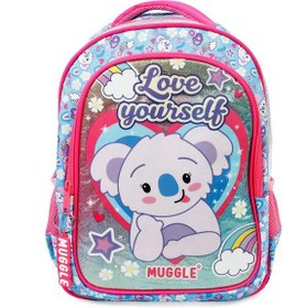 Resim Muggle Okul Çantası Cute Koala Mavi Mu-8744 