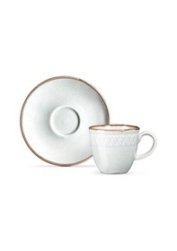 Resim Madame Coco Antique 6 'lı Kahve Fincan Seti Fınc000000005790ml-gri-1 