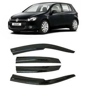 Resim Volkswagen Golf 6 2009-11 Ithal 4'Lü Cam Rüzgarlık Seti 