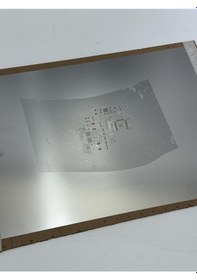 Resim Sw3516p Lazer Kesim Paslanmaz Çelik Pcb Devre Şablon 28x38cm 